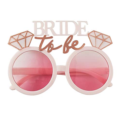 Miss Lovely Party-Brille Spaß-Brille JGA BRIDE TO BE roségold rosa pink/Kostüm Zubehör Accessoires Verkleidung Braut Junggesellen-Abschied Deko Dekoration Junggesellinnen-Abschied Frauen Miss Lovely Party-Brille Spaß-Brille JGA BRIDE TO BE roségold rosa pink/Kostüm Zubehör Accessoires Verkleidung Braut Junggesellen-Abschied Deko Dekoration Junggesellinnen-Abschied Frauen von Miss Lovely