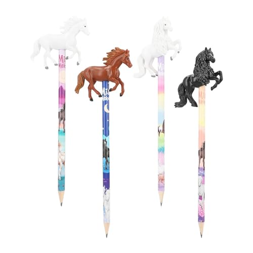 Miss Melody 1 Bleistift mit einer Pferdefigur – zufälliges Modell* von Miss Melody