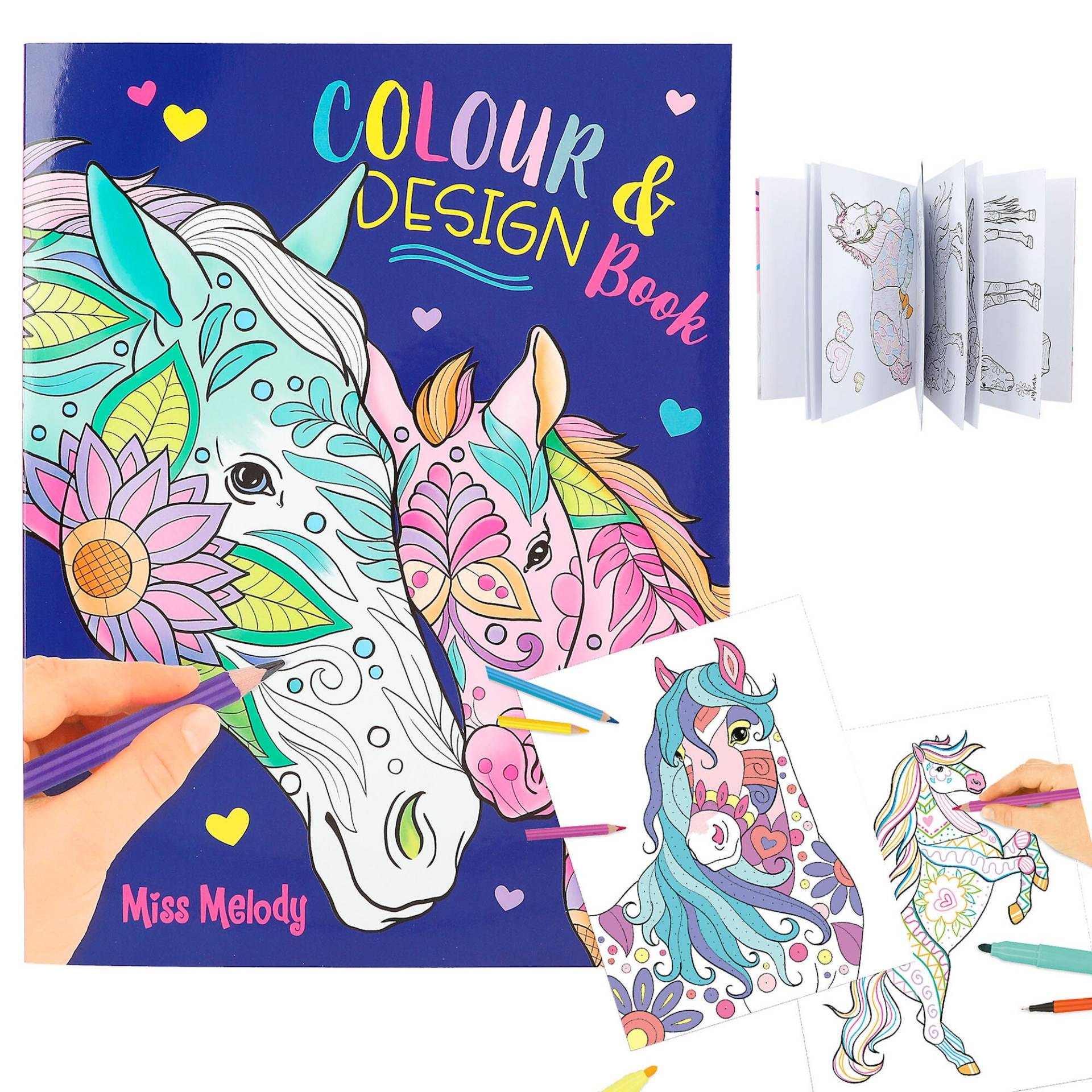 Miss Melody Design- und Malbuch Miss Melody Design- und Malbuch von Miss Melody