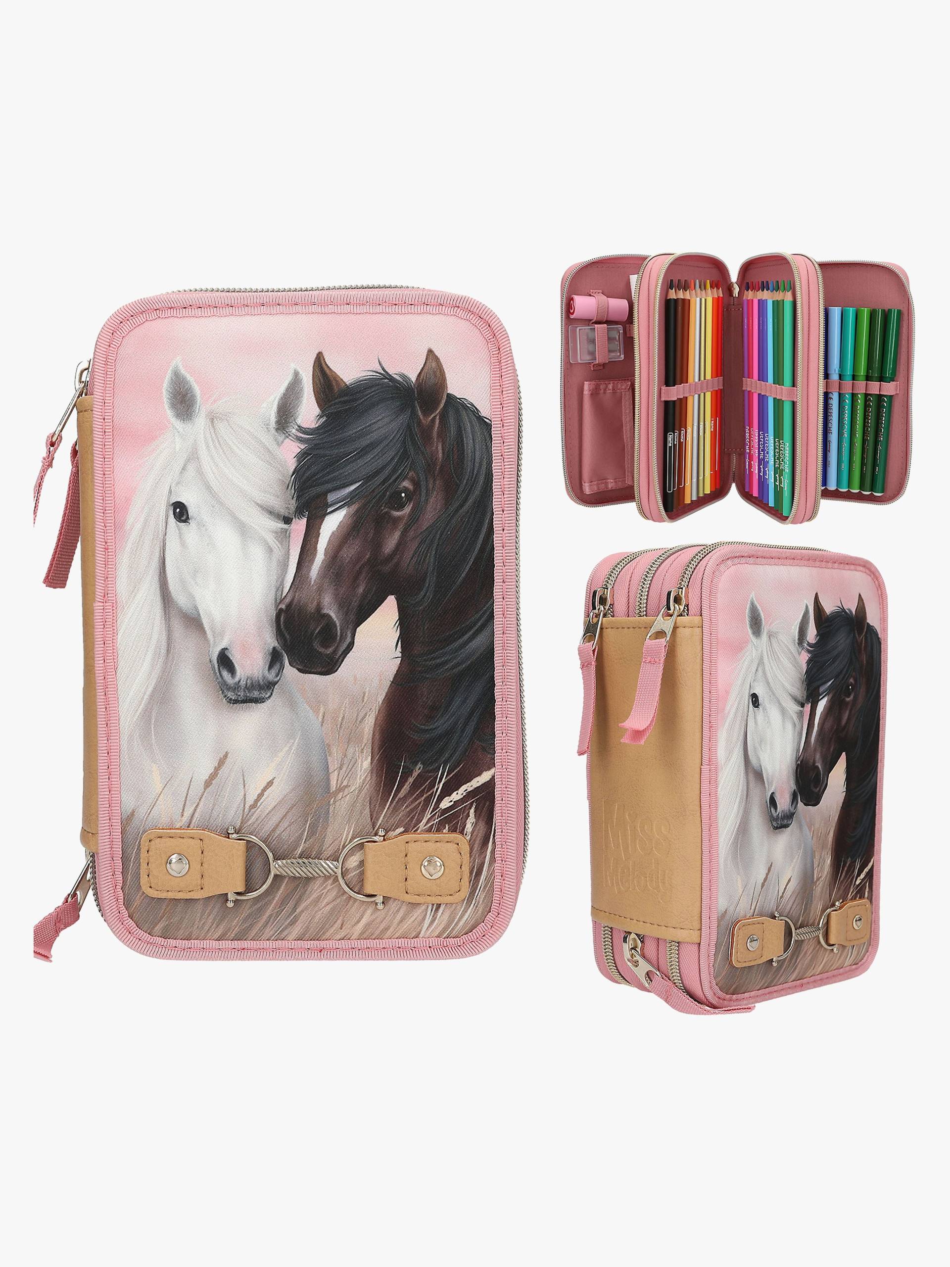 Miss Melody Dreifach-Federmäppchen Dusty Rose von Miss Melody