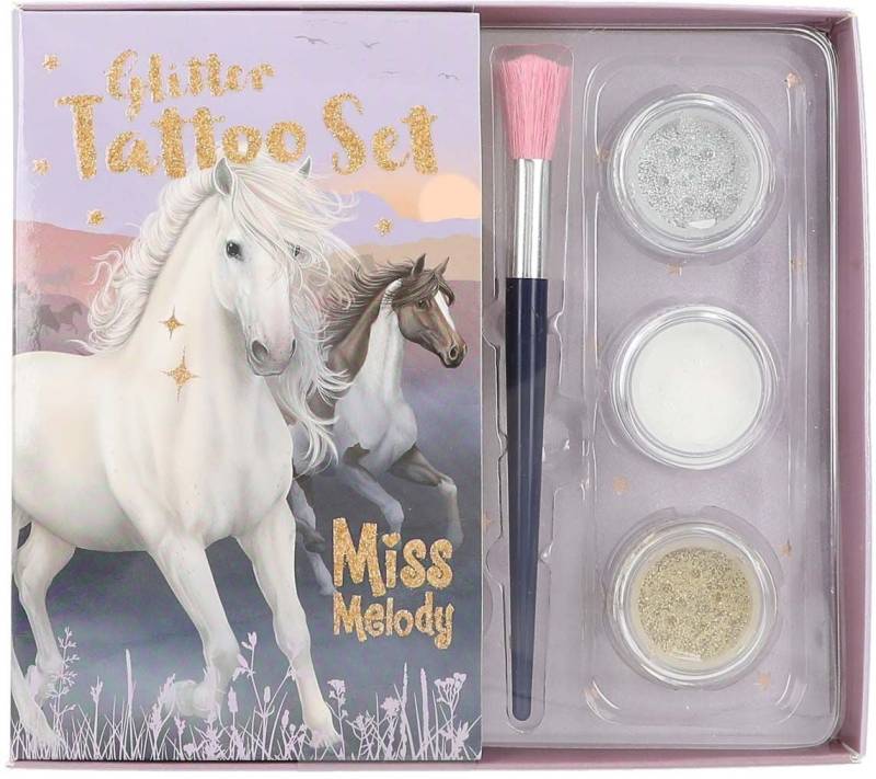 Miss Melody Glitzer Tattoo-Set von Miss Melody