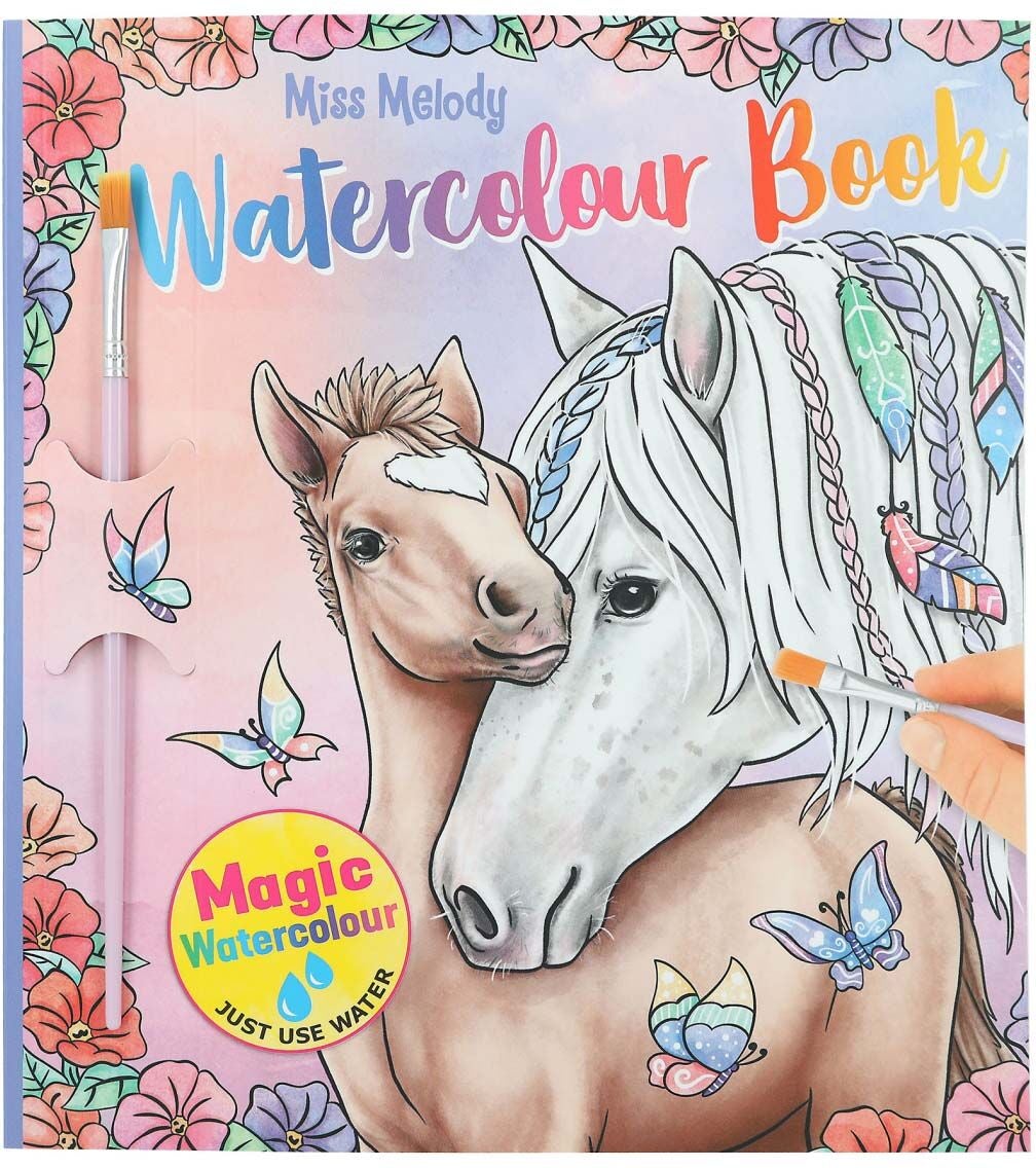 Miss Melody Magisches Wasserfarben-Malbuch von Miss Melody