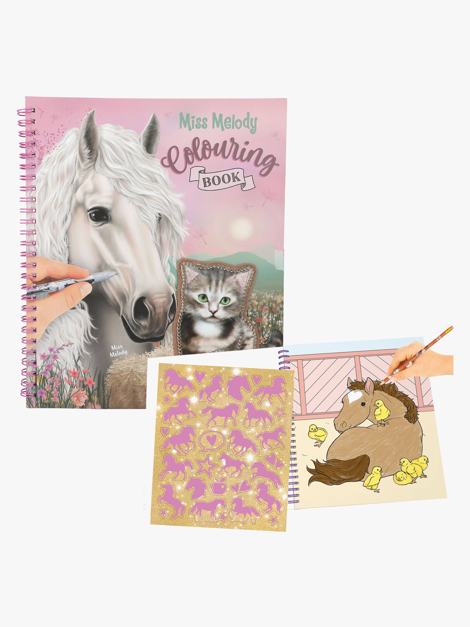 Miss Melody Malbuch mit Pailletten Miss Melody Malbuch mit Pailletten von Miss Melody