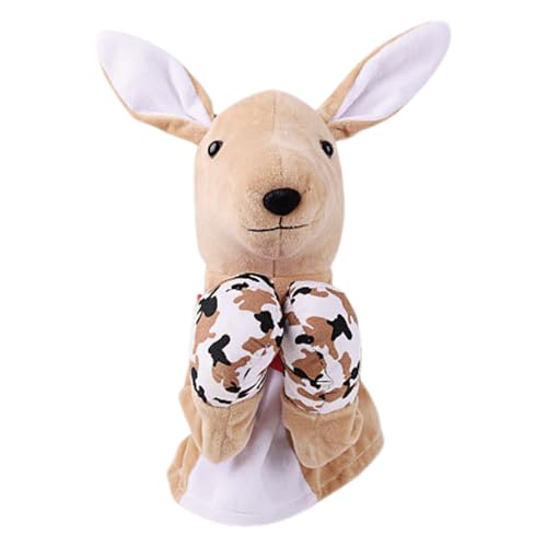Missmisq Handpuppen, Tierhandpuppen | Boxing Animal Hand Puppet mit Geräuschen und Action | Toy Plüsch Stoffed Doll Bildungsrolle Spielen Geschichtenerzählen zum Geburtstag von Missmisq