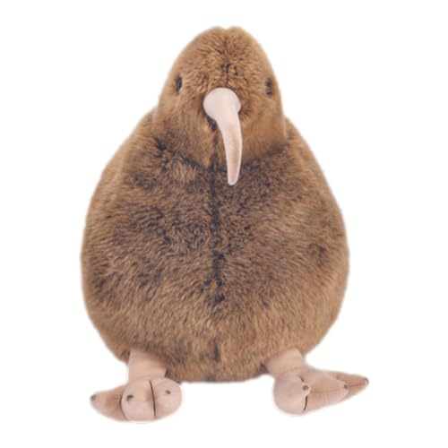 Missmisq Kiwi-Vogel gefülltes Plüschtier - Kiwi-Vogel-Plüsch-Puppen,Entzückendes gefülltes Kiwi-Vogel-Spielzeug, kuscheliger Stofftier-Begleiter für Kinder, Jungen, Mädchen, Kinder, Kleinkinder von Missmisq