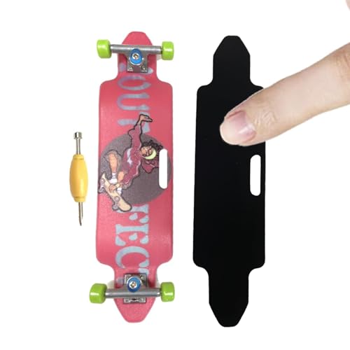 Missmisq Mini-Skateboards, Rutschfestes kreatives Mini-Skateboard, Lernspielzeug, langlebige Finger-Skateboards für Kinder, professionelle Erwachsene und Kinder-Einsteiger von Missmisq