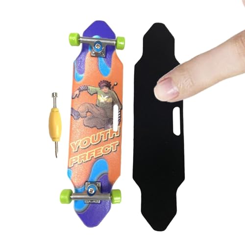 Missmisq Mini-Skateboards,Kreatives rutschfestes Mini-Skateboard | Langlebiges Mini-Spielzeug, professionelles Lernspielzeug, Finger-Skateboards für Kinder, Starter, Teenager, Kinder von Missmisq