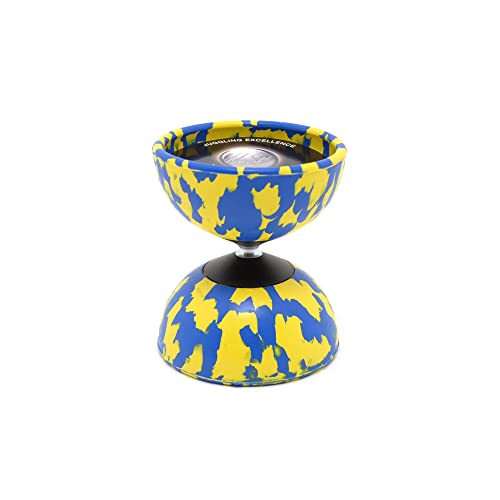 Mister Babache - Arlekin Diabolo, Medium, Gelb/Blau, Nr. 0725 Mister Babache - Arlekin Diabolo, Medium, Gelb/Blau, Nr. 0725 von Mister Babache