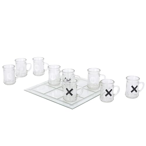 MISTER GADGET - MG3333 - Tic Tac Toe Trinkspiel aus Glas von Mister Gadget