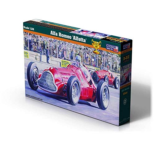 Mistercraft Modellbausatz Auto Maßstab 1:24 Alfa Romeo Alfetta, Plastikbausatz, Bausatz zum Zusammenbauen, Inklusive Klebstoff, Gewinner des Grand Prix, Kunststoffmodell, Bauanleitung, 170,0mmx65,0mm Mistercraft Modellbausatz Auto Maßstab 1:24 Alfa Romeo Alfetta, Plastikbausatz, Bausatz zum Zusammenbauen, Inklusive Klebstoff, Gewinner des Grand Prix, Kunststoffmodell, Bauanleitung, 170,0mmx65,0mm von Mistercraft