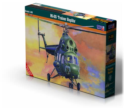 Mistercraft Modellbausatz Mi-2 S Trainer Hoplite Maßstab 1:72 Plastikbausatz, Bausatz zum Zusammenbauen Kunststoffmodell, Bauanleitung,296mmx252mm von Mistercraft
