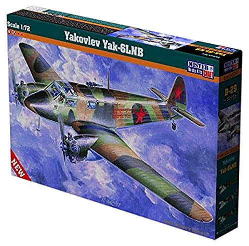 Mistercraft D-29 Modellbausatz Yakovlev Yak-6 LNB, Mehrfarbig, 1:172 Scale von Mistercraft