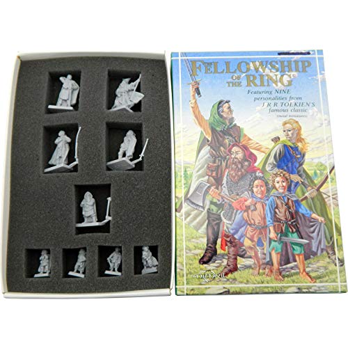Mithril Miniatures The Fellowship of the Ring Box Set MB689 – 9 x 32 mm große Sammelfiguren aus Metall von Mithril Miniatures