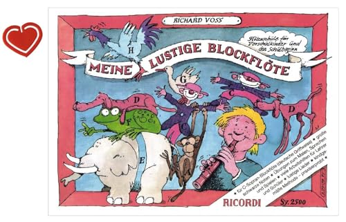 Ricordi: Meine lustige Blockflöte Band 1 (deutsche Griffweise) - Ausgabe in Ringbindung - 9783931788438 - SY2500 von Mitropa Music