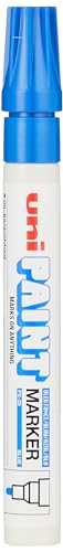 Uni-Ball 182053 - Lackmarker Uni Paint PX-20, Rundspitze, 2 - 3 mm, dick, blau, 1 Stück von Uni-Ball