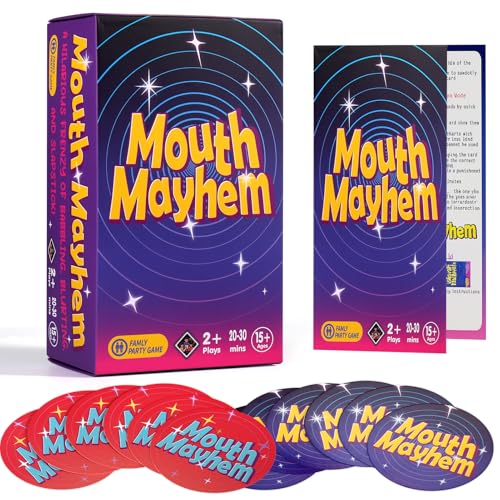 Mity rain Kartenspiel – 220 Bildkarten mit 3 Spielmodi (Solo, Team & Thema) für Erwachsene & Familien, lustige Party- und Brettspiele für Gruppen, für Spieleabende (kommt mit 30 Strafkarten) von Mity rain