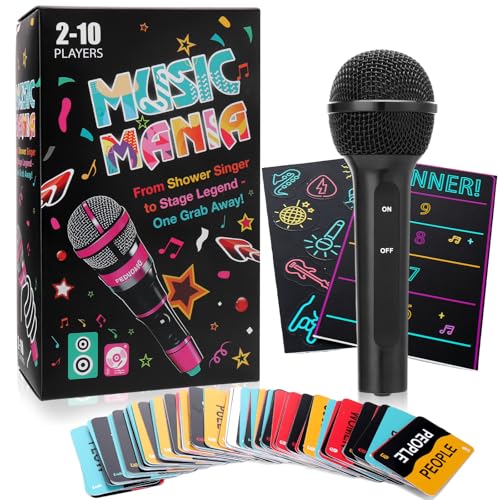 Mity rain Musik-Party-Spiele – Schnelllebige Musik-Trivia-Kartenspiele für 2–10 Spieler, lustige Familienspiele und Kartenspiele für Erwachsene mit Liedtext-Herausforderung – perfekt für Spieleabend Mity rain Musik-Party-Spiele – Schnelllebige Musik-Trivia-Kartenspiele für 2–10 Spieler, lustige Familienspiele und Kartenspiele für Erwachsene mit Liedtext-Herausforderung – perfekt für Spieleabend von Mity rain