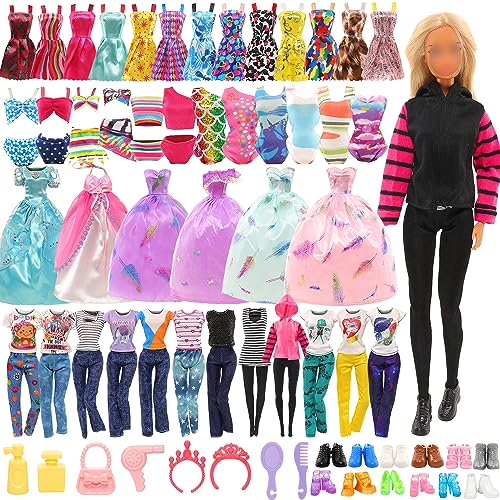 Miunana 38 Puppenkleidung Party Kleidung für Puppen Kleider Kleidung T-Shirt Oberteile Hosen Badenanzug Puppenzubehör Schuhe für 11,5 Zoll 30 cm Puppen Miunana 38 Puppenkleidung Party Kleidung für Puppen Kleider Kleidung T-Shirt Oberteile Hosen Badenanzug Puppenzubehör Schuhe für 11,5 Zoll 30 cm Puppen von Miunana