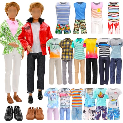 Miunana 8 Puppenkleidung Kleidung für Puppen Fashion Kleidung Tops Hosen Jacke Anzug Puppenzubehör für 12 Zoll Junge Puppen Miunana 8 Puppenkleidung Kleidung für Puppen Fashion Kleidung Tops Hosen Jacke Anzug Puppenzubehör für 12 Zoll Junge Puppen von Miunana