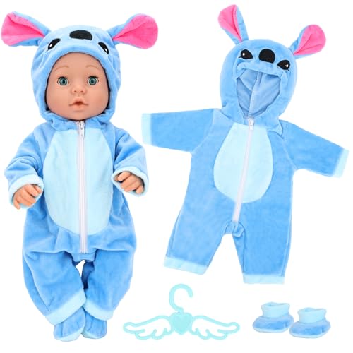 Miunana Baby Puppen Puppenkleidung 35-43 cm, Kleidung Bekleidung Outfits für Baby Puppen, Babypuppenkleidung Socken Kleiderbügel Puppe Zubehör für Neugeborene Baby Puppen Mädchen Jungen Miunana Baby Puppen Puppenkleidung 35-43 cm, Kleidung Bekleidung Outfits für Baby Puppen, Babypuppenkleidung Socken Kleiderbügel Puppe Zubehör für Neugeborene Baby Puppen Mädchen Jungen von Miunana