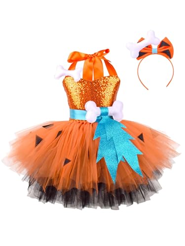 Miutii Baby Mädchen Kiesel Kostüm Steinzeit Feuerstein Kostüm Pailletten Tutu Kleid Mit Haarreif Halloween Karneval Geburtstag Partykleid Orange 80-92 Miutii Baby Mädchen Kiesel Kostüm Steinzeit Feuerstein Kostüm Pailletten Tutu Kleid Mit Haarreif Halloween Karneval Geburtstag Partykleid Orange 80-92 von Miutii