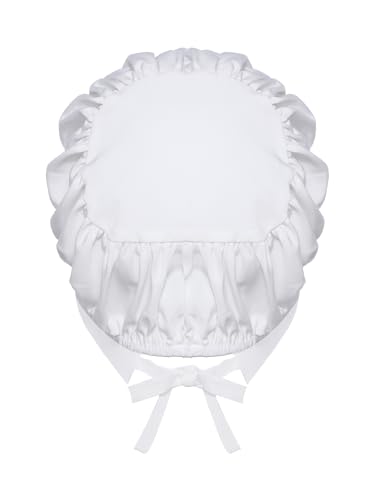 Miutii Kinder Mädchen Dienstmädchen Mütze Kolonial Pionier Haube Mittelalterliche Mütze Hut Zubehör Für Zimmermädchen Hausmädchen Kleid B Weiß 134-140 Miutii Kinder Mädchen Dienstmädchen Mütze Kolonial Pionier Haube Mittelalterliche Mütze Hut Zubehör Für Zimmermädchen Hausmädchen Kleid B Weiß 134-140 von Miutii