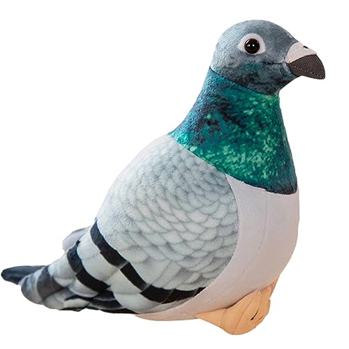 MiuxE Taube Plüschtier Kuscheltier Taube Vogel Plüschtier Puppe Für Kinder Stofftier Taube Geeignet Für Jungen Mädchen Geburtstagsgeschenk Lustige Spielkameraden Zimmer Dekoration(20 cm) von VWPEYY