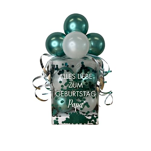 Mivame Personalisierte Ballon-Box - Kreative Geschenkidee, Geldgeschenk Verpackung, 100% Biologisch abbaubare Ballons, Perfekt für Hochzeit, Babyparty & Geburtstag Mivame Personalisierte Ballon-Box - Kreative Geschenkidee, Geldgeschenk Verpackung, 100% Biologisch abbaubare Ballons, Perfekt für Hochzeit, Babyparty & Geburtstag von Mivame
