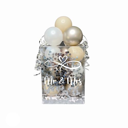 Mivame Personalisierte Ballon-Box - Kreative Geschenkidee, Geldgeschenk Verpackung, 100% Biologisch abbaubare Ballons, Perfekt für Hochzeit, Babyparty & Geburtstag Mivame Personalisierte Ballon-Box - Kreative Geschenkidee, Geldgeschenk Verpackung, 100% Biologisch abbaubare Ballons, Perfekt für Hochzeit, Babyparty & Geburtstag von Mivame