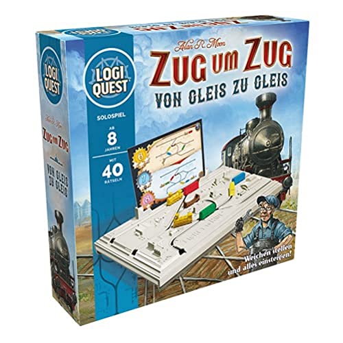 Asmodee | Mixlore | Logiquest – Zug um Zug | Familienspiel | Rätselspiel | 1 Spieler | Ab 8+ Jahren | 15+ Minuten | Deutsch Asmodee | Mixlore | Logiquest – Zug um Zug | Familienspiel | Rätselspiel | 1 Spieler | Ab 8+ Jahren | 15+ Minuten | Deutsch von Mixlore