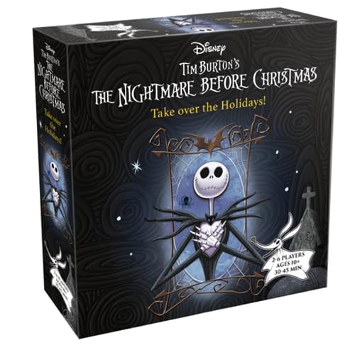 Mixlore Mr Jack The Nightmare Christmas Kartenspiel - schnelles taktisches Spiel mit einzigartigen Charakterspielen für ultimative Urlaubssiege, lustiges Familienspiel, ab 10 Jahren, 2 bis 6 von Mixlore