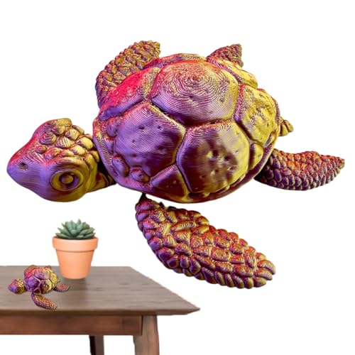 Mixnexorad Schildkröten Fidget Spielzeug | Flexibel 3D Gedruckte Meeresschildkröte Statue Für Tischdekoration,Kompakte Tierfigur Interaktive Deko Jugendliche Erwachsene Mixnexorad Schildkröten Fidget Spielzeug | Flexibel 3D Gedruckte Meeresschildkröte Statue Für Tischdekoration,Kompakte Tierfigur Interaktive Deko Jugendliche Erwachsene von Mixnexorad