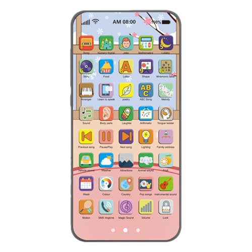 Mixnexorad Touchscreen Geschichten Spielzeug | Touchscreen Lernspiele Mobiltelefon für Kinder - Mit Leuchtfunktion & Lerninhalten Wiederaufladbar Mixnexorad Touchscreen Geschichten Spielzeug | Touchscreen Lernspiele Mobiltelefon für Kinder - Mit Leuchtfunktion & Lerninhalten Wiederaufladbar von Mixnexorad