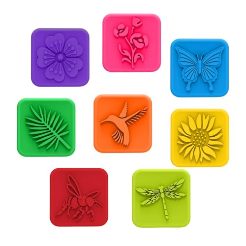 Mixnexorad Worry Stones Für Kinder 8 Stück, Beruhigungsspielzeug Für Kleinkinder Mit Fidget Effekt, Tragbares Stressabbau Spiel Für Jugendliche Erwachsene Schule Reise Geburtstag Weihnachten Mädchen von Mixnexorad