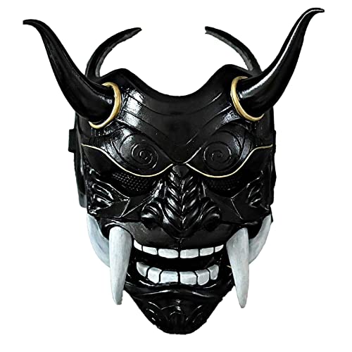 Miyabitors Cosplay-Maske Halloween Maskerade Cosplay Party Horror Ghost Prajna Maske Frauen Männer Make-up Requisiten Maske von Miyabitors