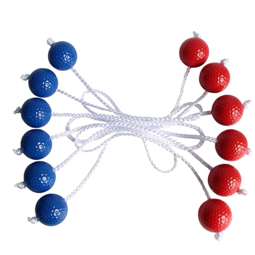 Miyanvuo 6 Pairs Leiter Golfball Für Wurfspiele, Leitergolf Bälle Golfbälle Leiter Golf Ball Für Toss Spiel Tragbares Sportgerät Für Outdoor-Aktivitäten, Firmenevents Und Teambuilding von Miyanvuo