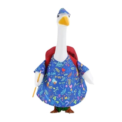 Miyanvuo Gänsekostüme - Zurück Zur Schule Outfit-Set Für Gänse-Statue Auf Der - 1 Set Statue Costume for Classroom Art Decoration Patio Garden Birthday Holiday Yard Outdoor Display von Miyanvuo