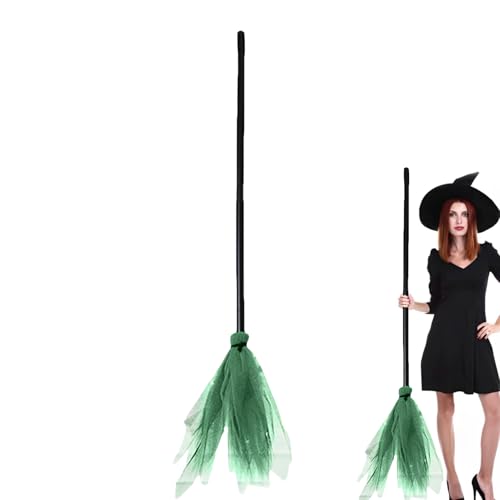Miyanvuo Hexenbesen Für Kinder,Halloween Dekoration Besen - Spielaccessoire Für Hexenhaus Bühnenauftritte Kostümpartys Cosplay Haustür Halloween Kostüme Miyanvuo Hexenbesen Für Kinder,Halloween Dekoration Besen - Spielaccessoire Für Hexenhaus Bühnenauftritte Kostümpartys Cosplay Haustür Halloween Kostüme von Miyanvuo