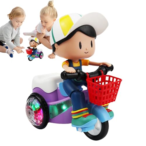 Miyanvuo Stunt Tricycle Toy | Cartoon Motorrad Fahrspaß - Mit Musik & Coole Drehfunktion 360° für Kleinkinder & Vorschulkinder Zuhause Schule Unterwegs Mädchen Miyanvuo Stunt Tricycle Toy | Cartoon Motorrad Fahrspaß - Mit Musik & Coole Drehfunktion 360° für Kleinkinder & Vorschulkinder Zuhause Schule Unterwegs Mädchen von Miyanvuo
