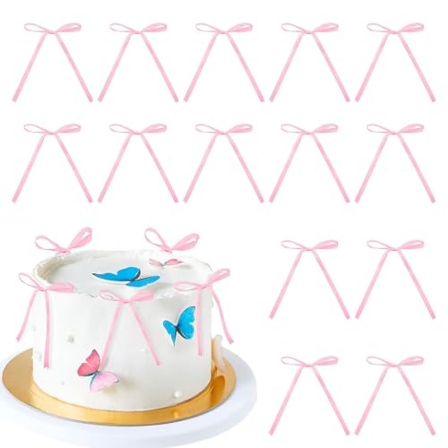 20pcs Torten Deko mit Schleife, Tortenaufleger Geburtstag, Deko für Torte, Schleifen Deko Torte, Tortendeko Hochzeit, Kuchen Deko Geburtstag, Hochzeitstorte Deko 20pcs Torten Deko mit Schleife, Tortenaufleger Geburtstag, Deko für Torte, Schleifen Deko Torte, Tortendeko Hochzeit, Kuchen Deko Geburtstag, Hochzeitstorte Deko von Mizijia