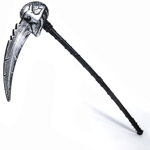 Mizijia Sensen Halloween 84cm, Sichere Kinder Accessoires für Cosplay, Plastik Spielzeug Sense Perfekt für Halloween-Partys, Rollenspiele & Dekoration (84 cm) von Mizijia