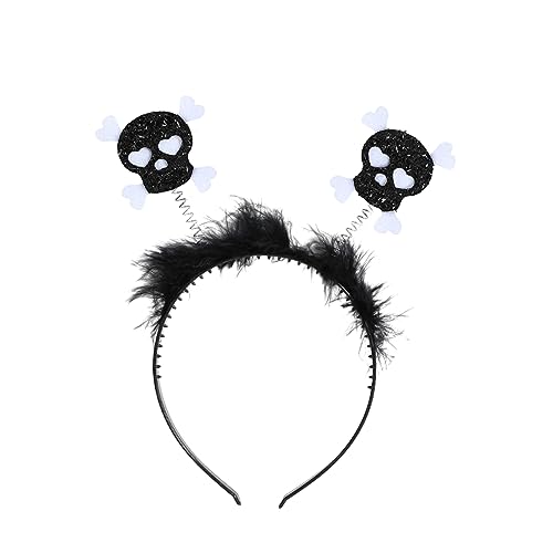 Mjaie Glitzerndes Gothic-Party-Haarband für Erwachsene und Kinder, Cosplay, Party, Kostüm, Festival, Party, Kopfschmuck, Halloween-Zubehör, Kostüm Mjaie Glitzerndes Gothic-Party-Haarband für Erwachsene und Kinder, Cosplay, Party, Kostüm, Festival, Party, Kopfschmuck, Halloween-Zubehör, Kostüm von Mjaie