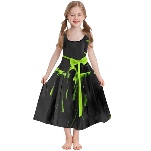 Mjjsk Halloween-Kostüm für Mädchen, blutiger Geist, gruselig, festlich, ärmellos, Geburtstagsparty, lässig, ausgestelltes Kleid, grün, 13-14 Jahre Mjjsk Halloween-Kostüm für Mädchen, blutiger Geist, gruselig, festlich, ärmellos, Geburtstagsparty, lässig, ausgestelltes Kleid, grün, 13-14 Jahre von Mjjsk