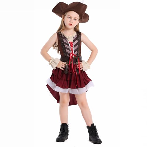 Mjjsk Halloween-Outfits für Mädchen, Kinder, Halloween-Party, Kuh-Mädchen, Vintage-Kleid, Prinzessinnenkleid, Geburtstag, Urlaub, Karneval, Neuheit Kleider, braun, 128 Mjjsk Halloween-Outfits für Mädchen, Kinder, Halloween-Party, Kuh-Mädchen, Vintage-Kleid, Prinzessinnenkleid, Geburtstag, Urlaub, Karneval, Neuheit Kleider, braun, 128 von Mjjsk