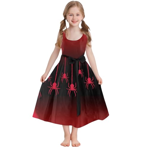 Mjjsk Halloween-Outfits für Mädchen, Kinder, blutiger Geisterdruck, ausgestelltes Kleid, ärmellos, Tunika, Geburtstagsparty, leger, Urlaubskleider, A-1-rot, 5-6 Jahre Mjjsk Halloween-Outfits für Mädchen, Kinder, blutiger Geisterdruck, ausgestelltes Kleid, ärmellos, Tunika, Geburtstagsparty, leger, Urlaubskleider, A-1-rot, 5-6 Jahre von Mjjsk