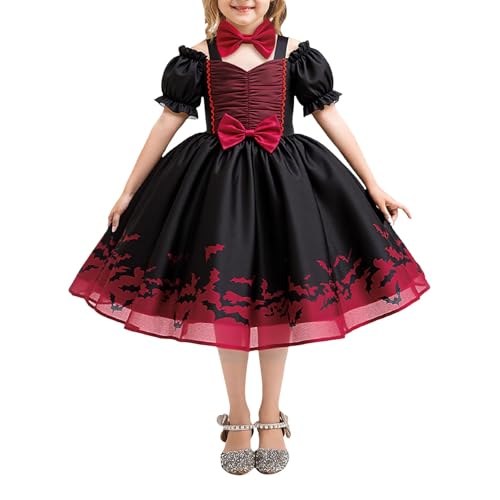Mjjsk Mädchen Halloween Kleid Prinzessin Tüll Kleider Kinder Geburtstag Urlaub Party Abschlussball Kleid Kleinkind Karneval Welttag Fasching Outfit, A-13, Rot, 6-7 Jahre Mjjsk Mädchen Halloween Kleid Prinzessin Tüll Kleider Kinder Geburtstag Urlaub Party Abschlussball Kleid Kleinkind Karneval Welttag Fasching Outfit, A-13, Rot, 6-7 Jahre von Mjjsk
