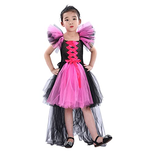 Mjjsk Mädchen Kleid Hexe Halloween Cosplay Gothic Verkleidung Kinder Geburtstag Party Prinzessin Tüll Kleider Karneval Festival Outfits, hot pink, 3-4 Jahre Mjjsk Mädchen Kleid Hexe Halloween Cosplay Gothic Verkleidung Kinder Geburtstag Party Prinzessin Tüll Kleider Karneval Festival Outfits, hot pink, 3-4 Jahre von Mjjsk