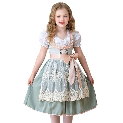 Mjjsk Mädchen Oktoberfest Bayerische Verkleidung Kinder Deutsche Traditionelle Festival Party Kleider Karneval Fasching Outfits Prinzessin Kleid, A-4, Grün, 5-6 Jahre Mjjsk Mädchen Oktoberfest Bayerische Verkleidung Kinder Deutsche Traditionelle Festival Party Kleider Karneval Fasching Outfits Prinzessin Kleid, A-4, Grün, 5-6 Jahre von Mjjsk