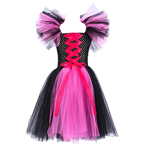 Mjjsk Mädchen Prinzessin Kleid Hexe Halloween Verkleidung Geburtstag Party Cosplay Outfits Kinder Gothic Karneval Festival Tüll Kleider, hot pink, 2-3 Jahre Mjjsk Mädchen Prinzessin Kleid Hexe Halloween Verkleidung Geburtstag Party Cosplay Outfits Kinder Gothic Karneval Festival Tüll Kleider, hot pink, 2-3 Jahre von Mjjsk