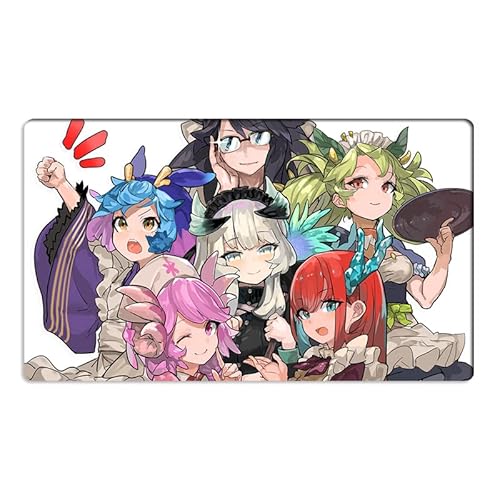 Mlikemat Playmat Dragonmaid Deck TCG CCG OCG Sammelkartenspiel-Matte ohne Zonen, inklusive Tasche (ZD014-276-K) von Mlikemat